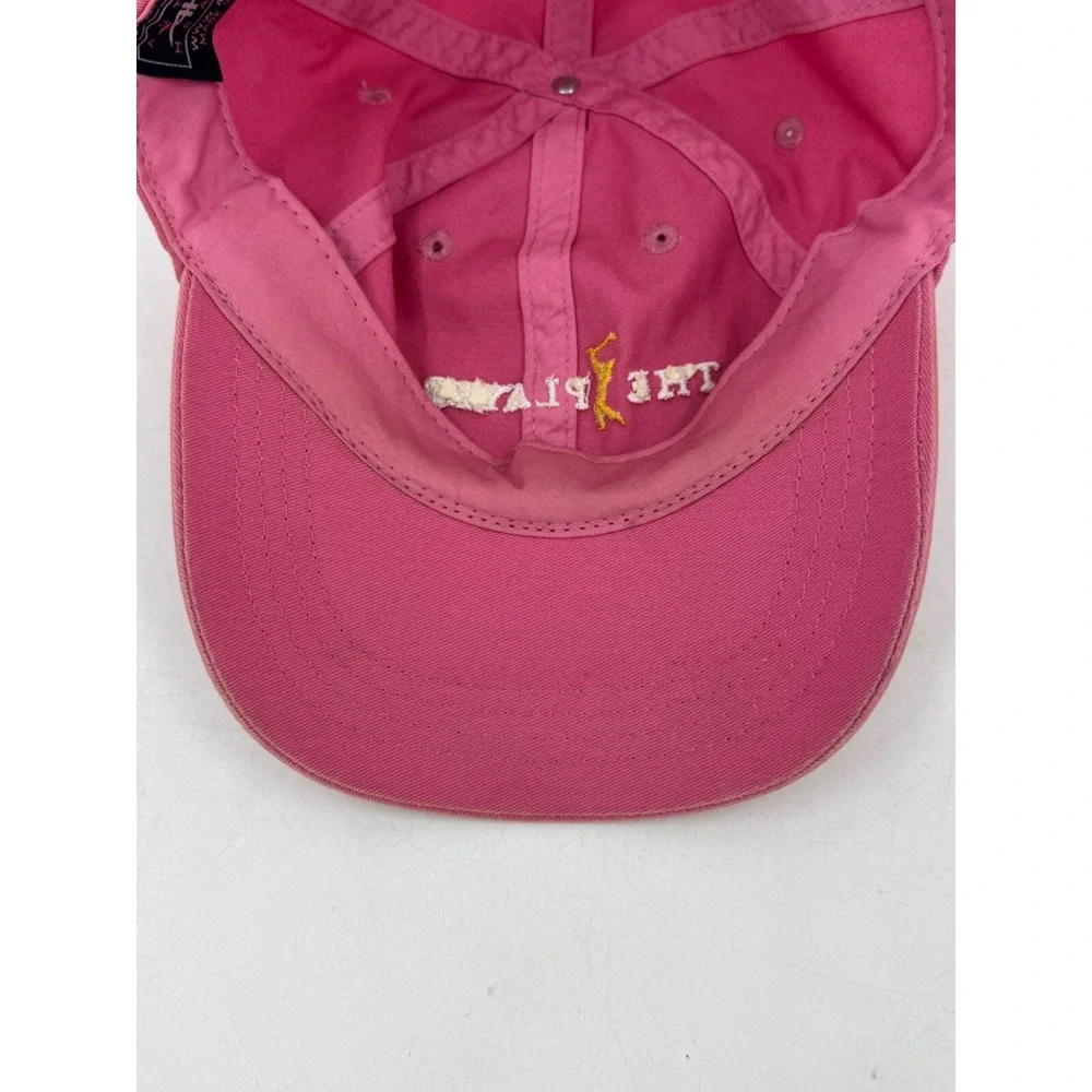 Justin Rose Signed Hat The‎ Players Pink Ahead Hat YOUTH SIZE